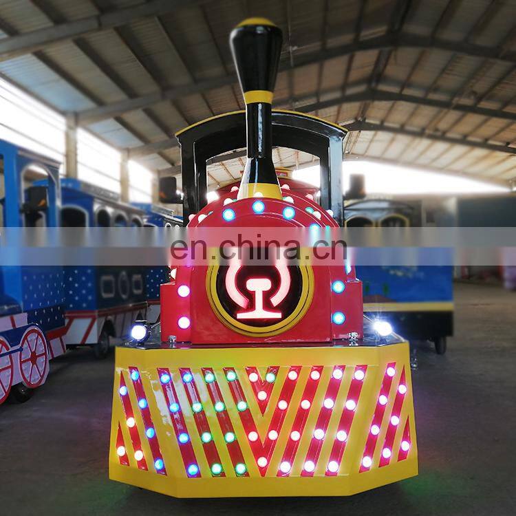 Kids park attractions train trackless amusement park trains for sale