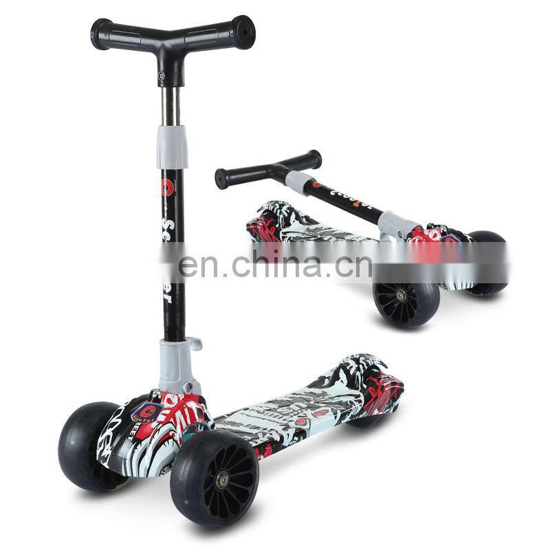 3 wheel manual kids scooter / baby scooter 3 in 1 for sale