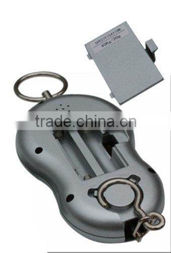 Potable Electronic Scale with Built in Thermometer For Travel /Hanging Luggage/ Fishing Hook / Pocket Food Diet