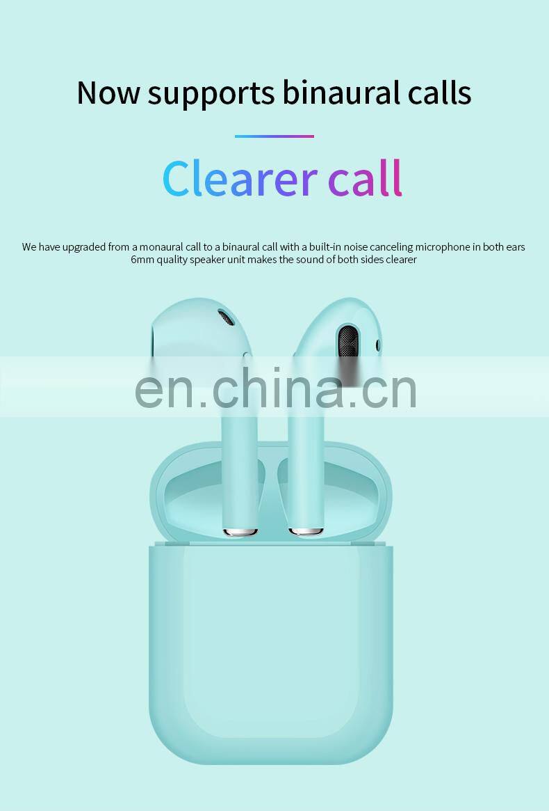 Hot selling newly noise cancelling twins touch i16 V5.0 TWS stereo earbuds with charging case by Best Selling Quality