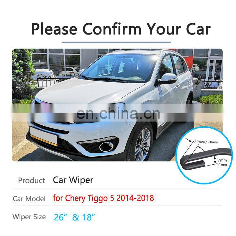 Car Wiper Blade for Chery Tiggo 5 2014~2018 Grand Tiggo 5 DR6 EVO6 Car Wiper Blade Windscreen Windshield Wipers Car Accessories