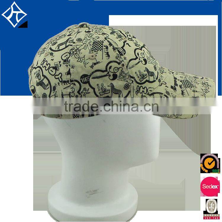 Personalized custom flat baby boy sport baseball hat factory