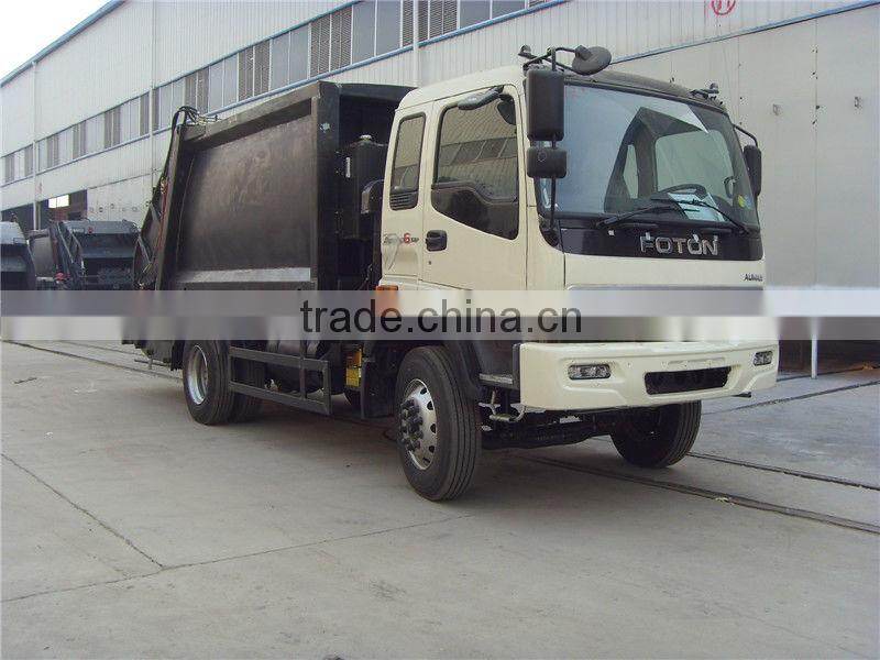 Foton compactor rear loader garbage truck