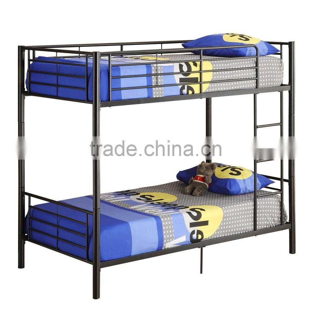 High quality school military metal bed frame separetable steel bunk bed