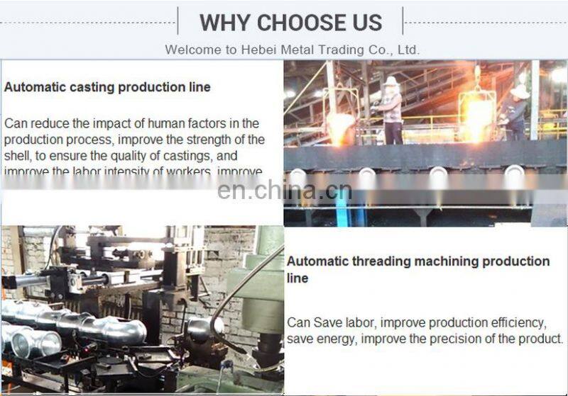 Plumbing Material Malleable Cast Iron Pipe Fittings elbows