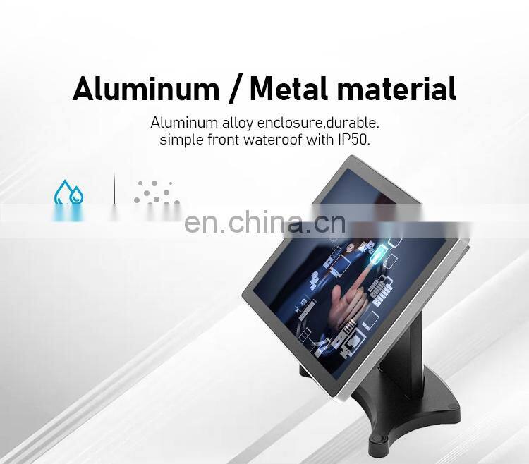 Metal case All in one electronic cash register/pos systems built in WIFI for restaurant