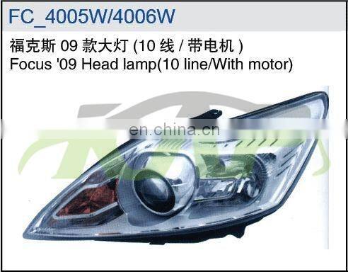 For Ford 2009 Focus Sedan Head Lamp Headlamps head lamps head Light Auto Headlamp  Headlights Light Car Lamp Headlamps