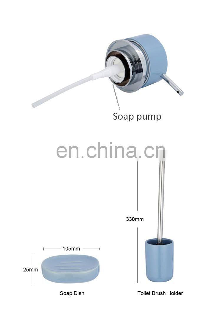 Wonderful design collections ceramic bathroom stuff of toilet accessories set