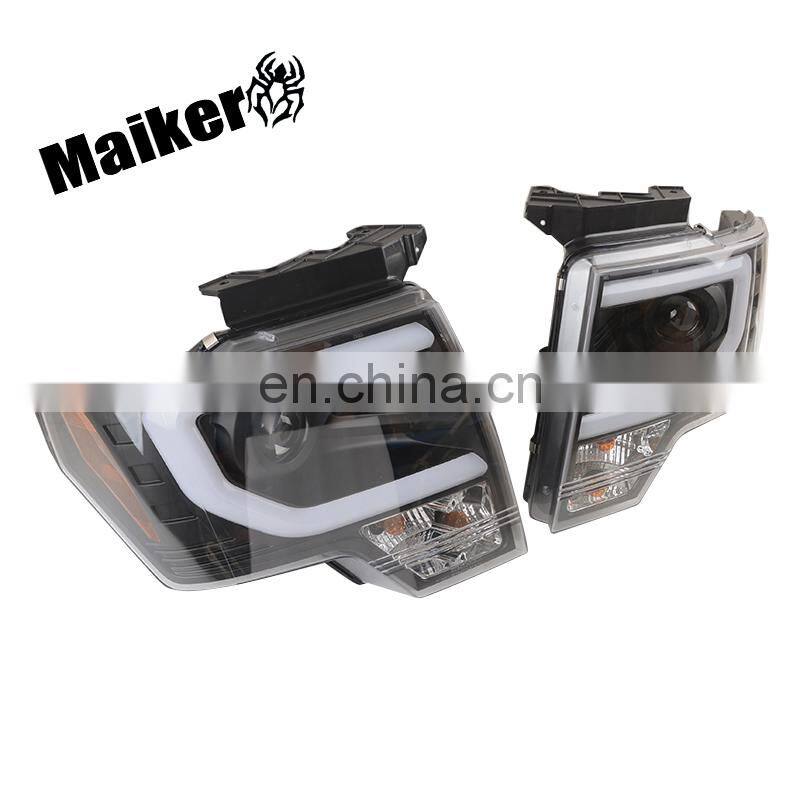 Auto LED Headlight for F-150 08-12 Car Accessories Black Head Lamp