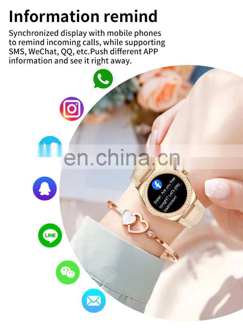 LIGE BW0304 New Arrival Smart Watch For Women Heart Rate Blood Pressure Waterproof Fitness For Android IOS Smartwatch