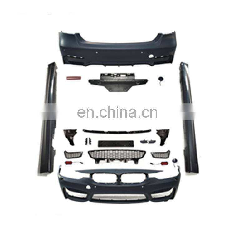 Runde Good Quality Body Kit For BMW 3 Series F30 13-18 Upgrade M3 Style Front Rear Bumper Side Skirt Wrap Angle