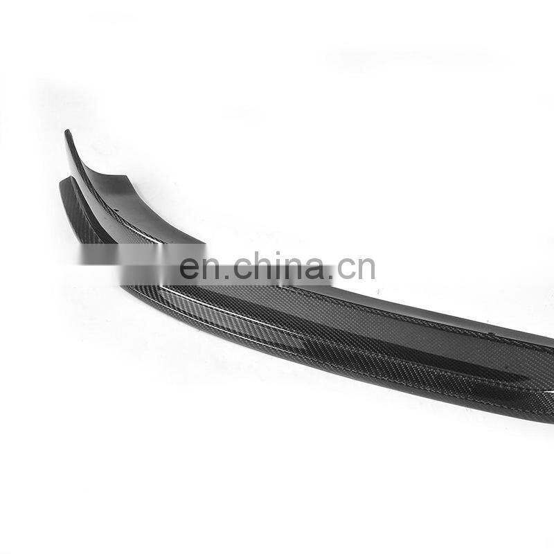 Runde Perfect Quality Front Spoiler For 16-20 Tesla Model S Body Kit Carbon Fiber Front Lip Shovel Chin Spoiler