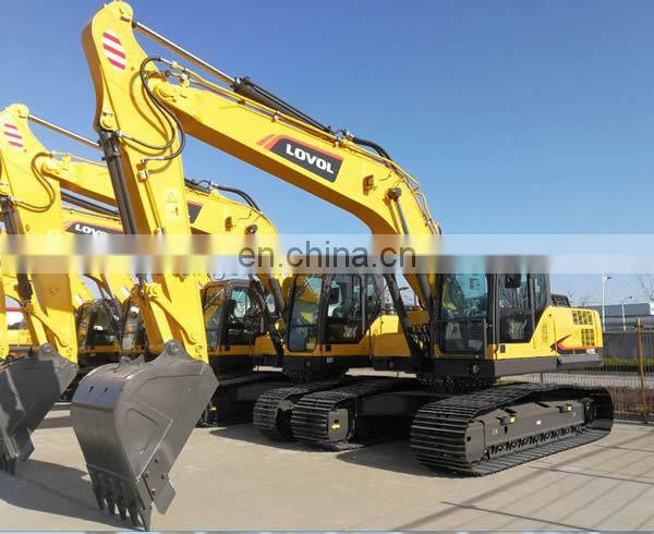 LOVOL 8t hydraulic excavator FR80E with 0.32m3 bucket for sale