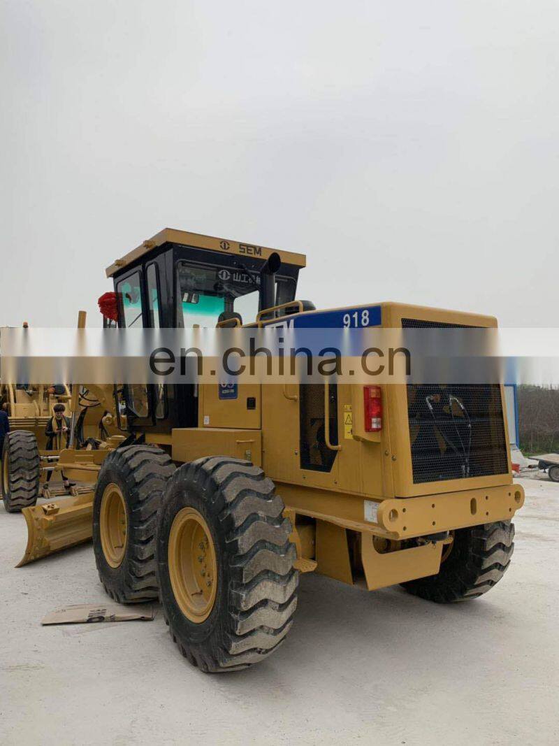 China made Shantui SEM 918 motor grader, CAT Shantui SEm grader on sale in Shanghai