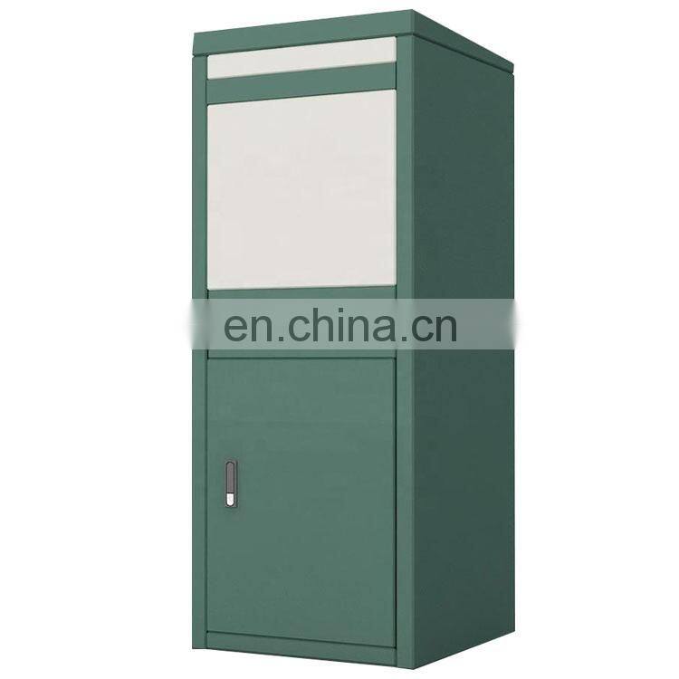 Metal Outdoor Locking Parcel Drop Box Steel Parcel Delivery Box