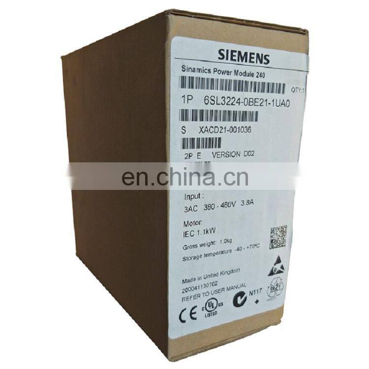 New Siemens Motor siemens 3 phase motor 120kw 6SL3120-2TE21-8AC0 6SL31202TE218AC0