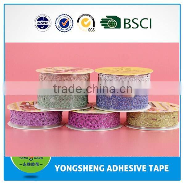 Glitter shine decoration scrapbook adhesive tape