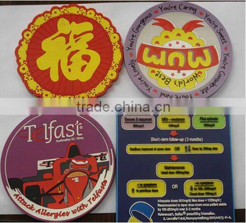 PVC tablemat hotel coaster recycled, pvc placemat, PP cup coaster and cup mats