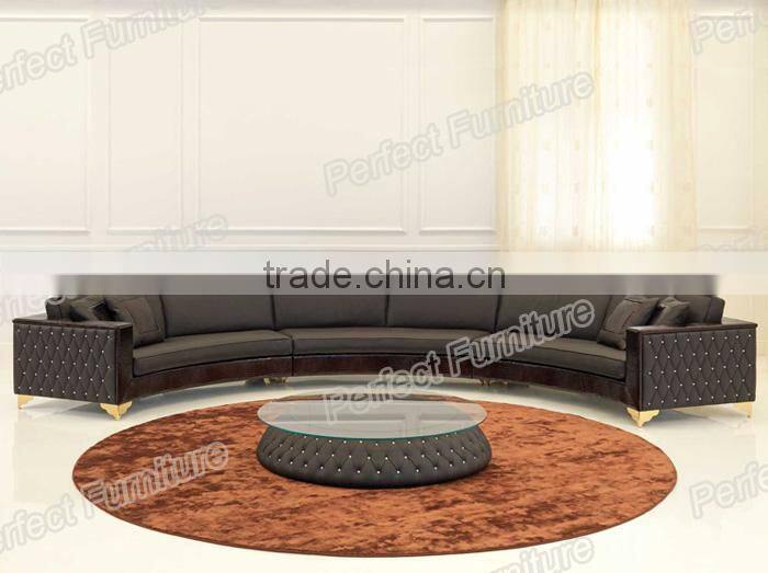 MTS2022 Round sofa New classic round sofa Round leather sofa