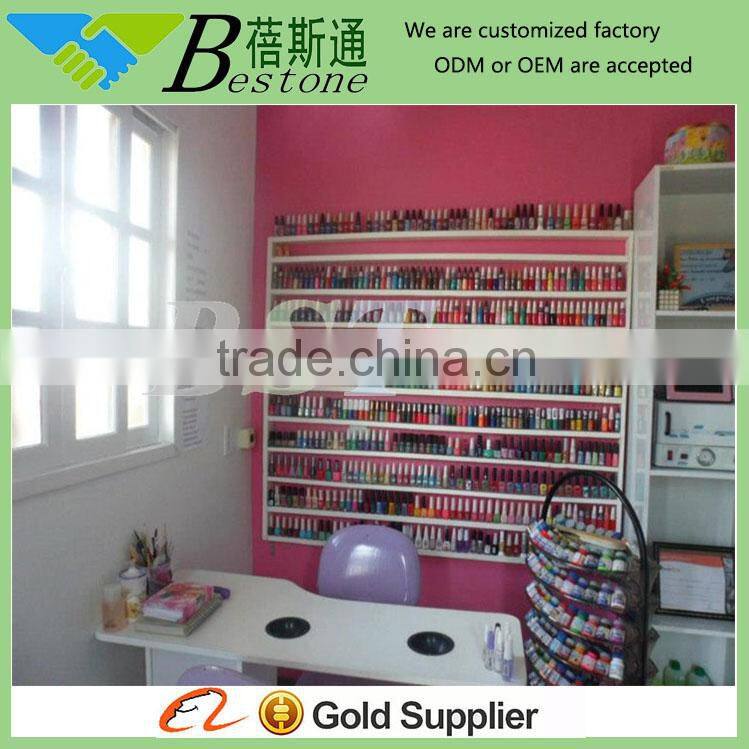 Fashion shopping mall used nail polish display cabinets for sale