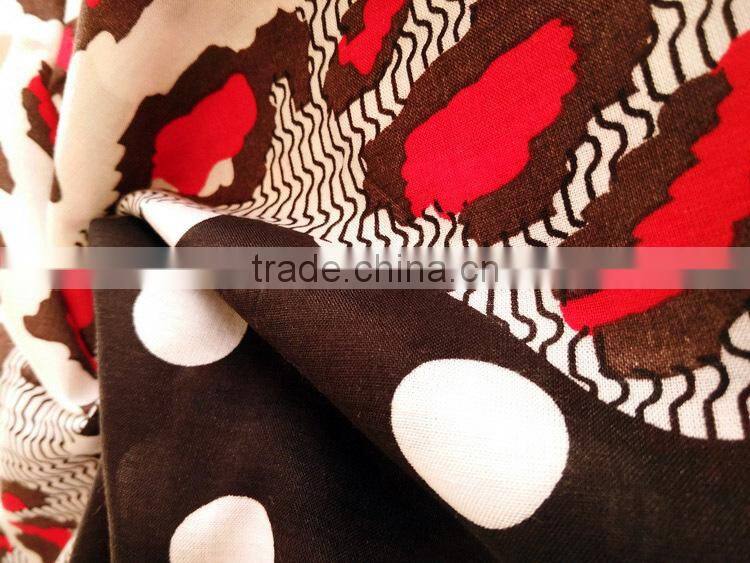 spun rayon fabric printed for china textile