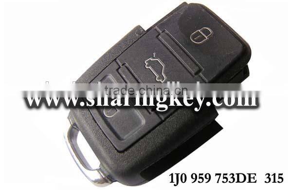 Best quality 3 Button Remote (1J0 959 753 DE 315MHZ) for vw