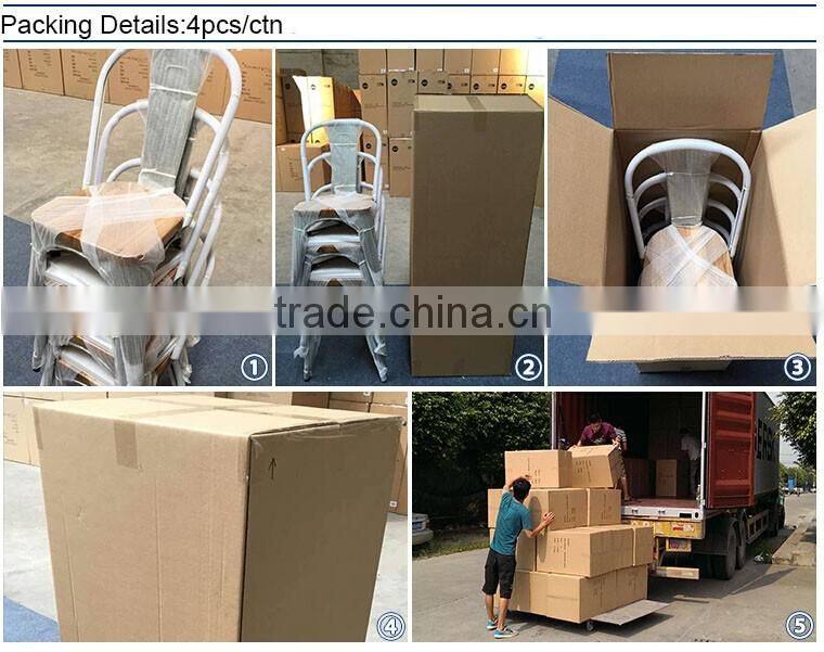 MCH-1515-2 Red Metal Stool High Bar Chair