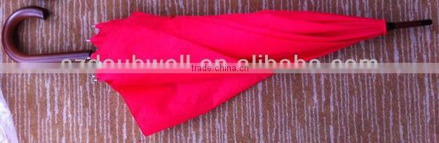 cheap automatic open straight red umbrella