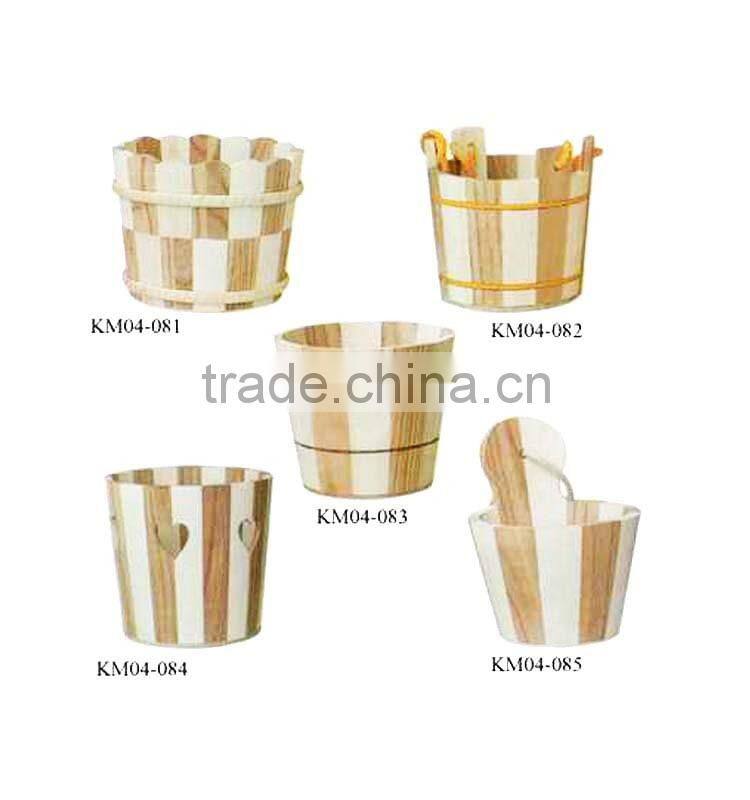 Natural color decorative cheap mini wooden barrels