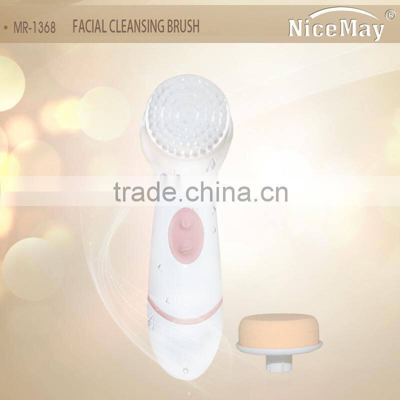 New Product Adult Cheap Waterproof Electric Facial Cleansing Brush with Battery