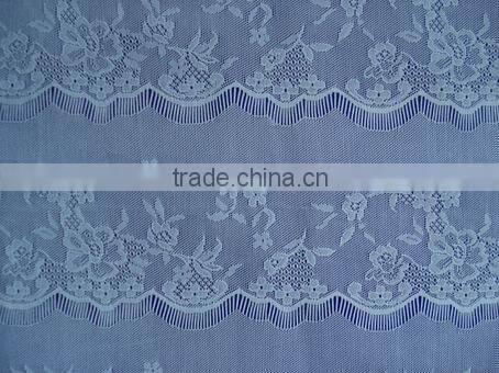 top quality eyelash lace fabric/100% nylon lace fabric