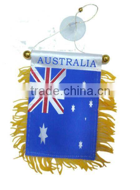 BRAZIL car flag,Newest style custom logo magnetic car flag,cheap custom car flag