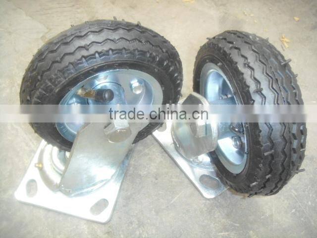 5 inch swivel rubber caster