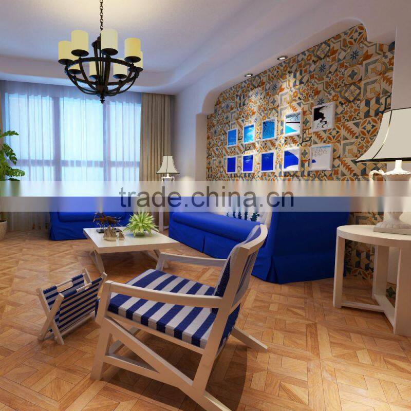 BATHROOM GLAZED CERAMIC vintage floor tiles