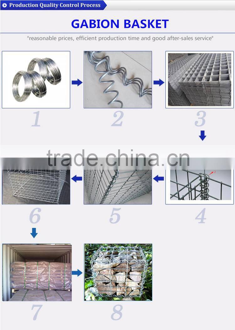 Hot Galvanized Gabion Basket / Welded Gabion Cages