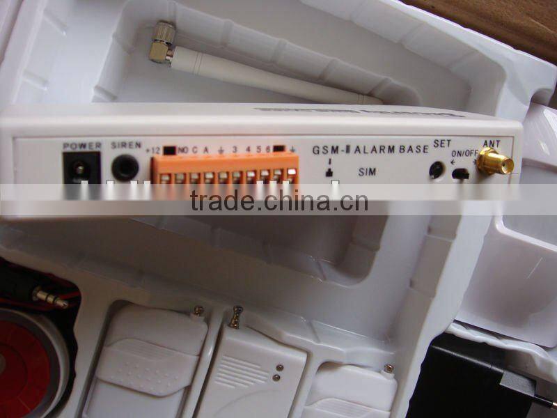 Wireless Home Burglar GSM Alarm System Auto Dialing and SMS Call