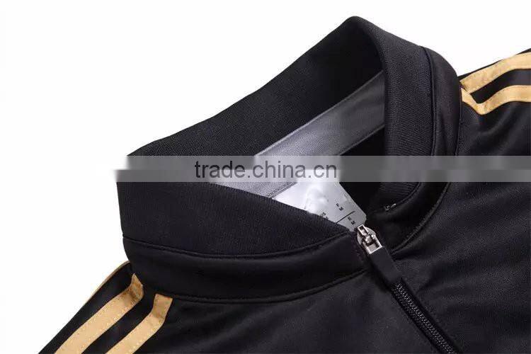 Juventus Black sportwear man jacket factory for varsity jacket wholesale
