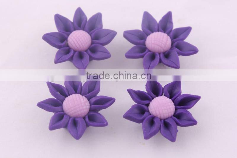 Look!! Discounted prices!! Halloween Mixed colors Soft ceramic porcelain flowers for DIY fashion jewelrys!! Cheapest!! !!