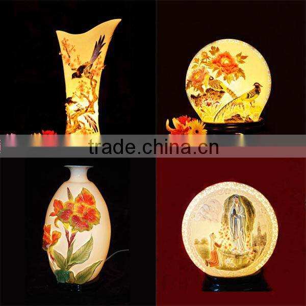 Hot Sale Hand Painted Artistic Decorative Porcelain Lamp