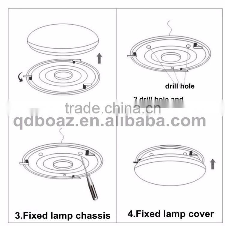 square led suspended ceiling light for steam room
