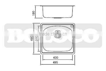 Stainless steel antique kitchen sinks for sale BL-605
