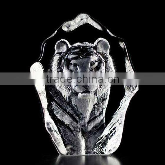 Cat crystal deep carving