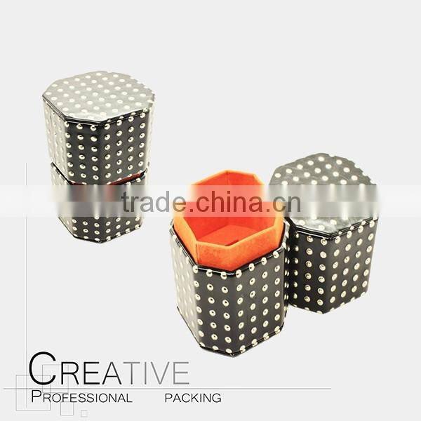 Customized wholesale empty PU leather perfume boxes