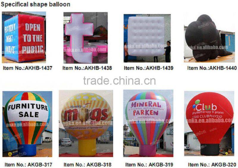 PVC balloon type inflatable cartoon helium balloon for advertising
