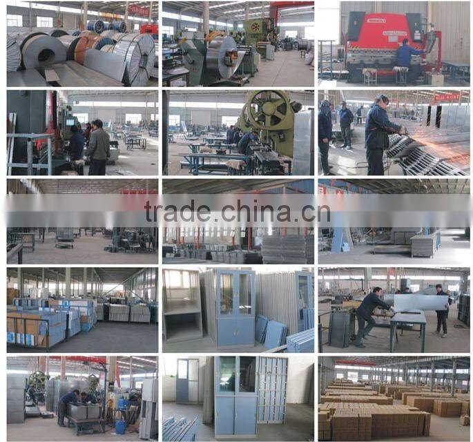 high quality school library stainless steel book shelf wooden book rack