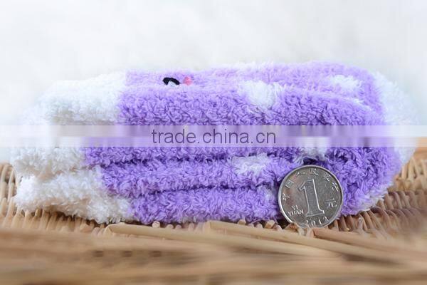 56N Winter warm fuzzy women microfiber socks
