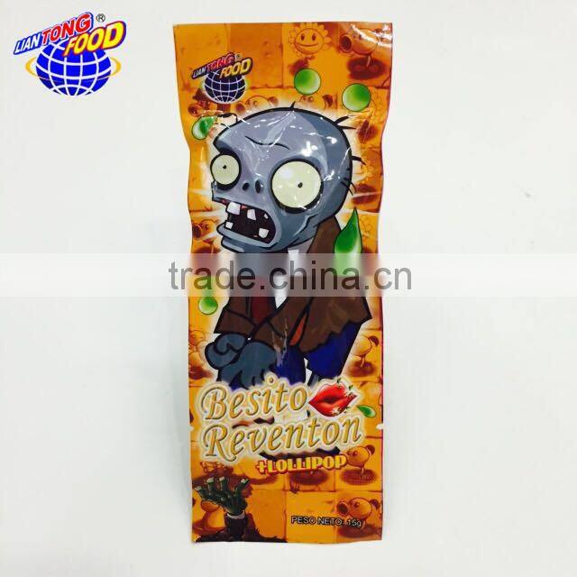 15g Plants V.S. Zombies magic popping candy(with lollipop)