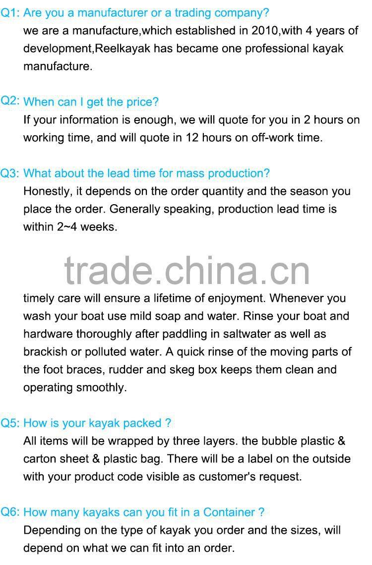 New design plastic surfing board/stand up paddle board-SUP16