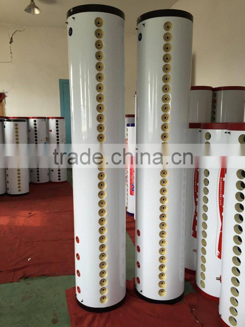 Flat panel solar water heater for home