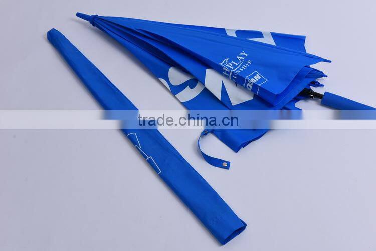 auto open advertising 190t straight umbrella EVA hadle umbrella
